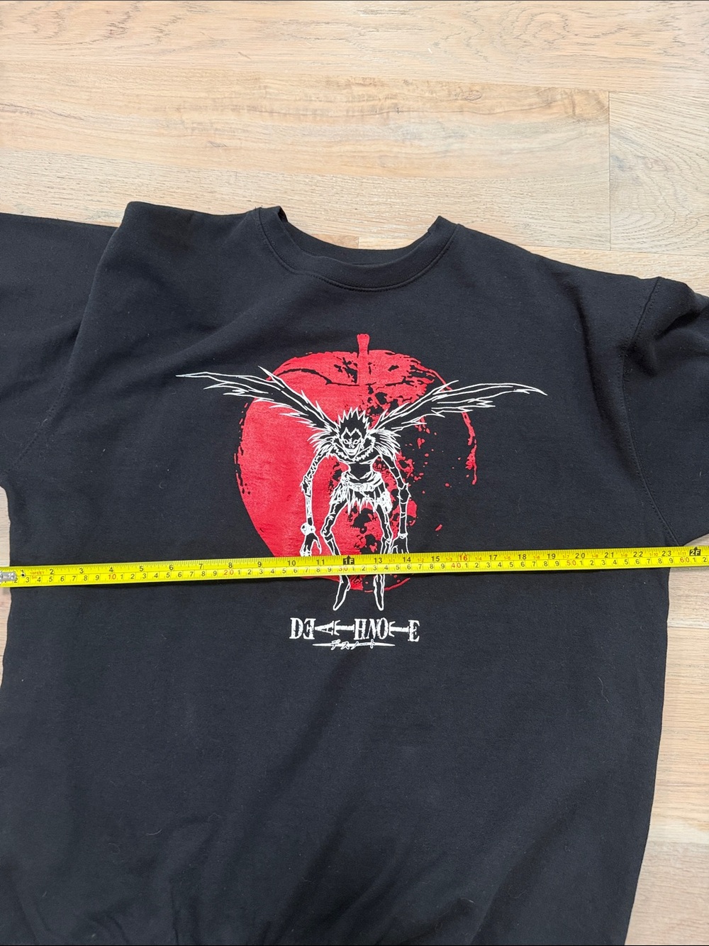 Death Note Ryuk Apple Anime Sweatshirt Black XL VIZ Media Graphic Crewneck - Picture 4 of 7